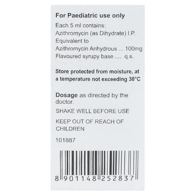 Aziwok 100 Refreshing Mango Flavour Liquid 15ml - Bacterial Infections-Mac