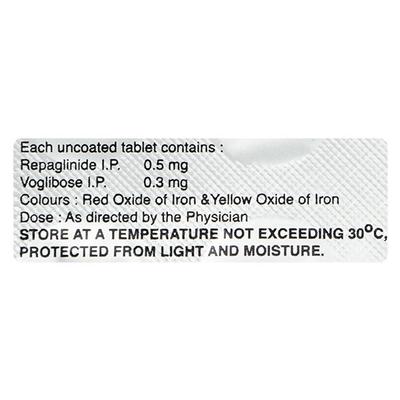 EUREPA V 0.5/0.3mg Tablet 10's - Diabetes-Ant