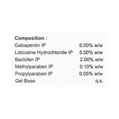 Gabagesic Gel 30gm - Neuropathic Pain-Dru
