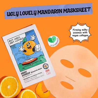 The Face Shop Ugly Lovely Mandarin Masksheet 23 ml - Sheet Masks