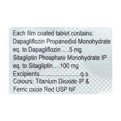 SIDACOR 5/100 Tablet 10's - Diabetes-Ant