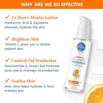 The Moms Co. Natural Vitamin C Oil-Free Moisturizer 40 gm - Creams/Oils/Lotions