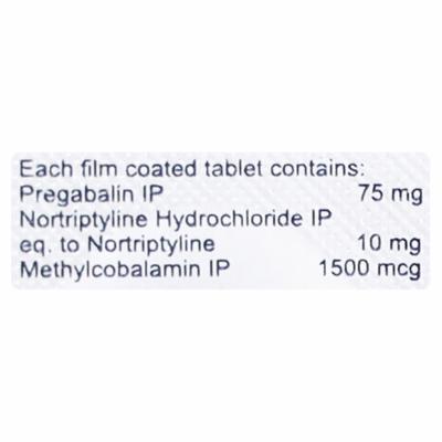 PREBRIS MNT Tablet 10's - Neuropathic Pain-Dru