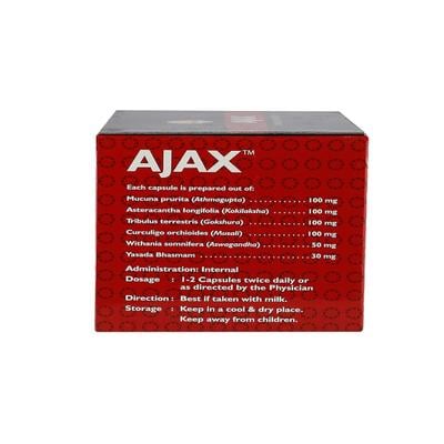 Kerala Ayurveda Ajax Capsules (Pack of 5 x 10's) - Sexual Healthcare