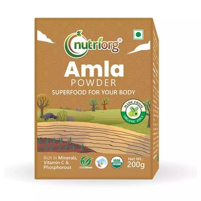 Nutriorg Amla Powder 200 g - Ayurvedic Juices