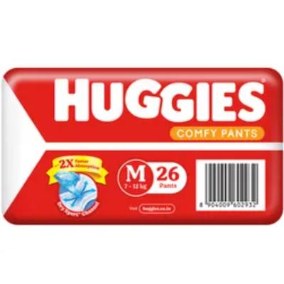 Huggies Comfy Dry Xpert Diaper Pants (M) 26's - Diapers & Wipes
