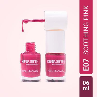 Keya Seth Aromatherapy Soothing Pink Long Wear Nail Enamel Enriched with Vitamin E and Argan Oil 6 ml - Nail Polish