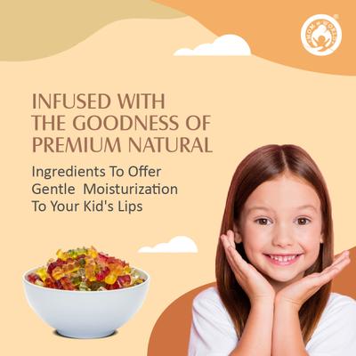 Mom & World Lip Balm - Gummy Flavour 4 gm - Lip Balms