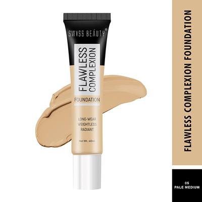 Swiss Beauty Flawless Complexion Foundation - (Medium Pale) 40 ml - Foundation