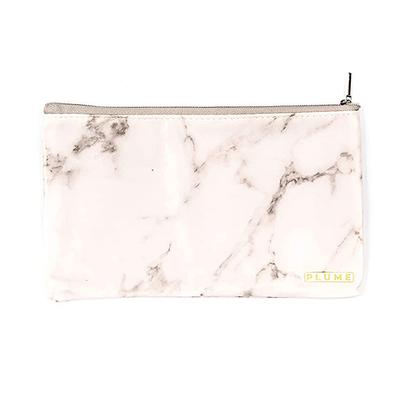 Plume Professional Makeup Brush Set Face and Eye with Marbelicious Makeup Pouch 9's - Face Brush