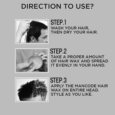 Mancode Hair Gel Wax Strong hold 175 ml - Hair Gels & Waxes