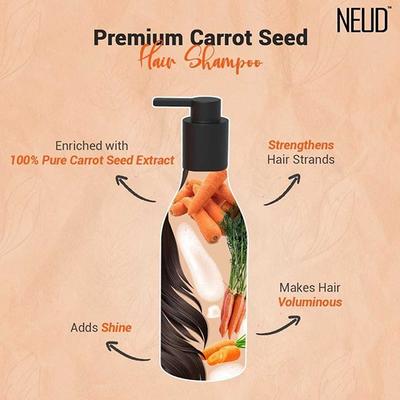 NEUD Carrot Seed Premium Shampoo for Men & Women 300 ml - Shampoos