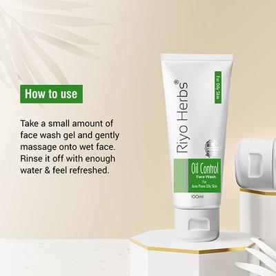 Riyo Herbs Oil Control Face Wash 100 ml - Face Washes