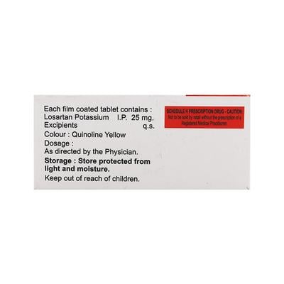 LO 25mg Tablet 10'S - Hypertension-Ang