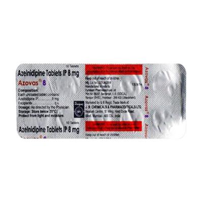 Azovas 8mg Tablet 10'S - Hypertension-Cal
