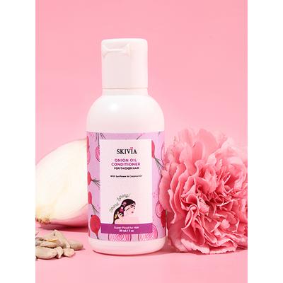 Skivia Onion Oil Mini Conditioner With Sunflower & Coconut Oil -Unisex 30 ml - Conditioners