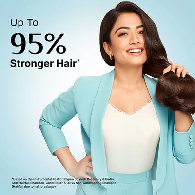 Pilgrim Spanish Rosemary & Biotin Anti-Hairfall Conditioner for Reducing Hair Loss & Breakage 200 ml - Conditioners