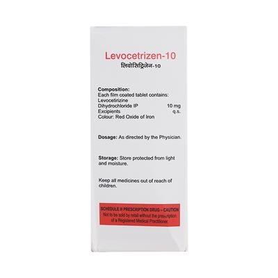 LEVOCETRIZEN 10mg Tablet 10's - Allergies-Ant