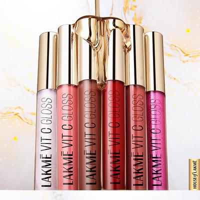 Lakme SuperglowVIT-C Gloss-HotpinkC6 2.5 ml - Lip Glosses