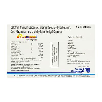 COM D3 STRONG Capsule 10's - Supplements-Cal