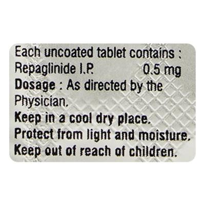 SA Rapid 0.5mg Tablet 10'S - Diabetes-Ant