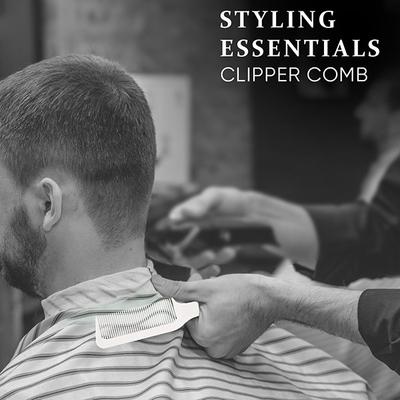 Vega Professional Clipper Comb for Salon with Anti-Static, Hair Cutting Combs Great for Barbering and Styling, White (VPPCC-01) 1's - Hair Brushes