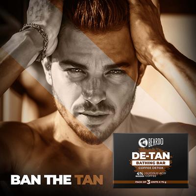 Beardo De-Tan Coffee Detox Bathing Bar 3's - Soaps