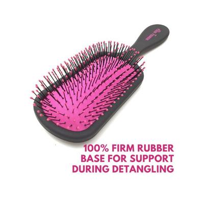 Alan Truman Knot No More Detangling & Hair Care Brush - Pink Hot Glare 1's - Hair Brushes