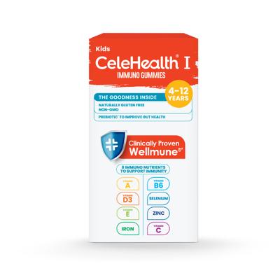 Celehealth Kidz Immuno Plus Gummies - Pulpy Mango (4 - 12 Yrs) 30's - Kids Nutrition