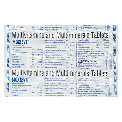 MOXIEVIT Tablet 15's - Supplements-Vam