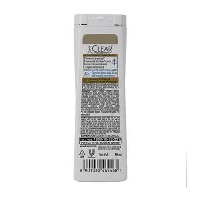 Clear Complete Active Care Anti Dandruff Shampoo 80 ml - Shampoos