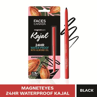 Faces Canada Magneteyes Kajal- 2 in 1 Black 0.7 gm - Eyeliners