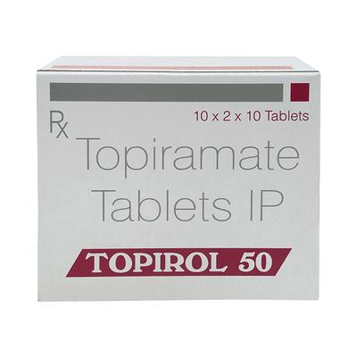 Topirol 50mg Tablet 10'S - Epilepsy/Convulsion-Ant