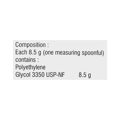 PEGCLEAR JAR SUGAR FREE Powder 119g - Constipation-Lax