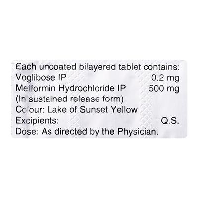 Voglitab M 0.2mg Tablet 15'S - Diabetes-Ant