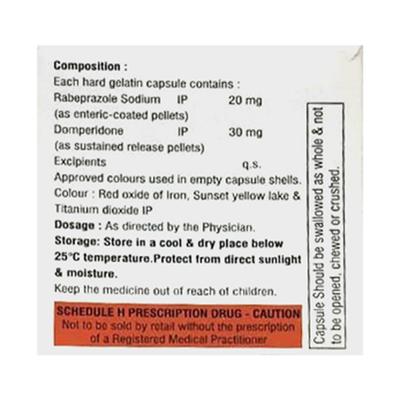 RIVENCE DSR Capsule 10's - Ulcer/Reflux/Flatulence-Aaa