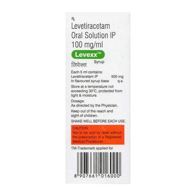 LEVEXX SUGAR FREE Oral Solution 100ml - Epilepsy/Convulsion-Ant