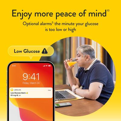 FreeStyle Libre 2 Plus Continous Glucose Monitoring System Sensor Device (Pack of 2) - Continous Glucose Monitoring Sensors