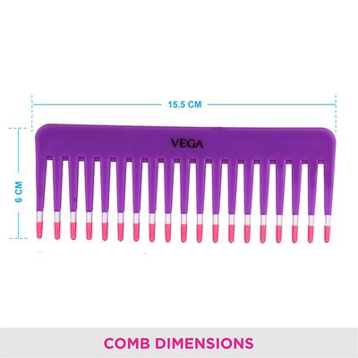 Vega Lilac Shampoo Com (1268) 32 gm - Hair Combs