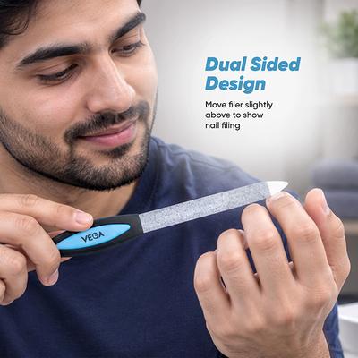 Vega Soft Touch Nail File (NF - 06N) 18 gm - Manicure & Pedicure Kits