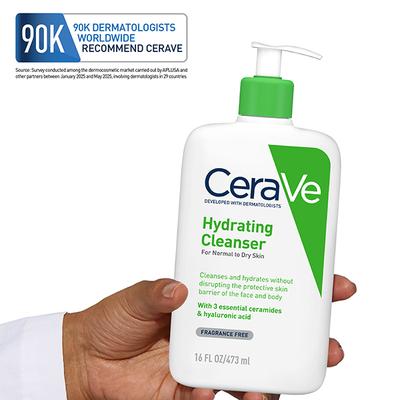 CeraVe Hydrating Cleanser For Normal To Dry Skin 236 ml - Face Wash & Cleansers