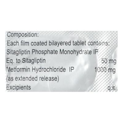 GLURA M XR 1000 Tablet 15's - Diabetes-Ant