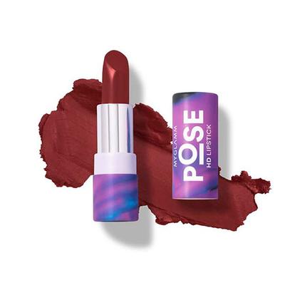 Myglamm Pose Hd Lipstick - Deep Rose Red 4 Gm - Lipsticks