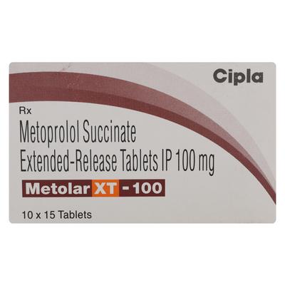 METOLAR XT 100 Tablet 15's - Hypertension-Bet