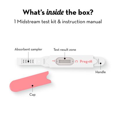 Plush Preg Oh Midstream Pregnancy Test Kit 1's - Intimate Care