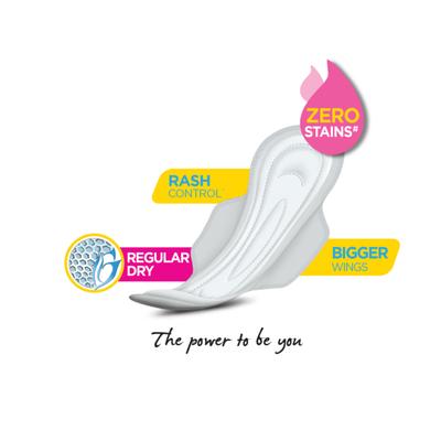 Amrutanjan Comfy Snug Fit Sanitary Pads - Regular Dry Value Pack 18's - Sanitary Napkins