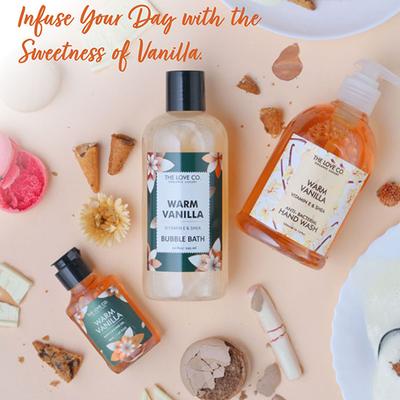 The Love Co. Warm Vanilla Body Butter - 72 Hour Intense Hydrating Shea Body Butter - Deep Moisturization for Winters With Pure Shea Butter for Nourishing Essential Body Care 200 gm - Body Butter