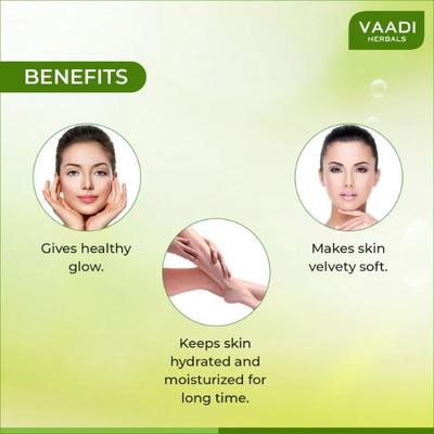 Vaadi Herbals Moisturising Lotion With Pink Rose Extract 350 ml - Lotions & Creams