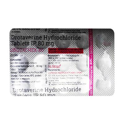 DROTACHEK 80 Tablet 15's - Muscle Spasm-Ant