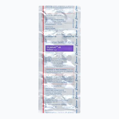 Telmisat 40mg Tablet 10'S - Hypertension-Ang